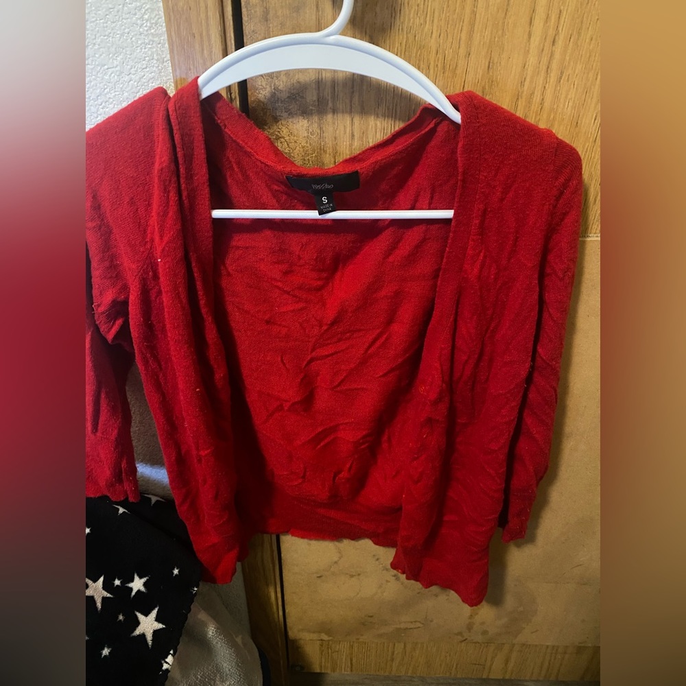 Target Red Cardigan